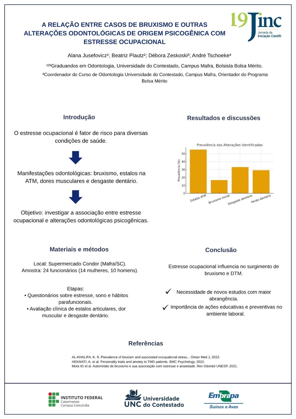 A RELAÇÃO ENTRE CASOS DE BRUXISMO E OUTRAS ALTERAÇÕES ODONTOLÓGICAS DE ORIGEM PSICOGÊNICAS